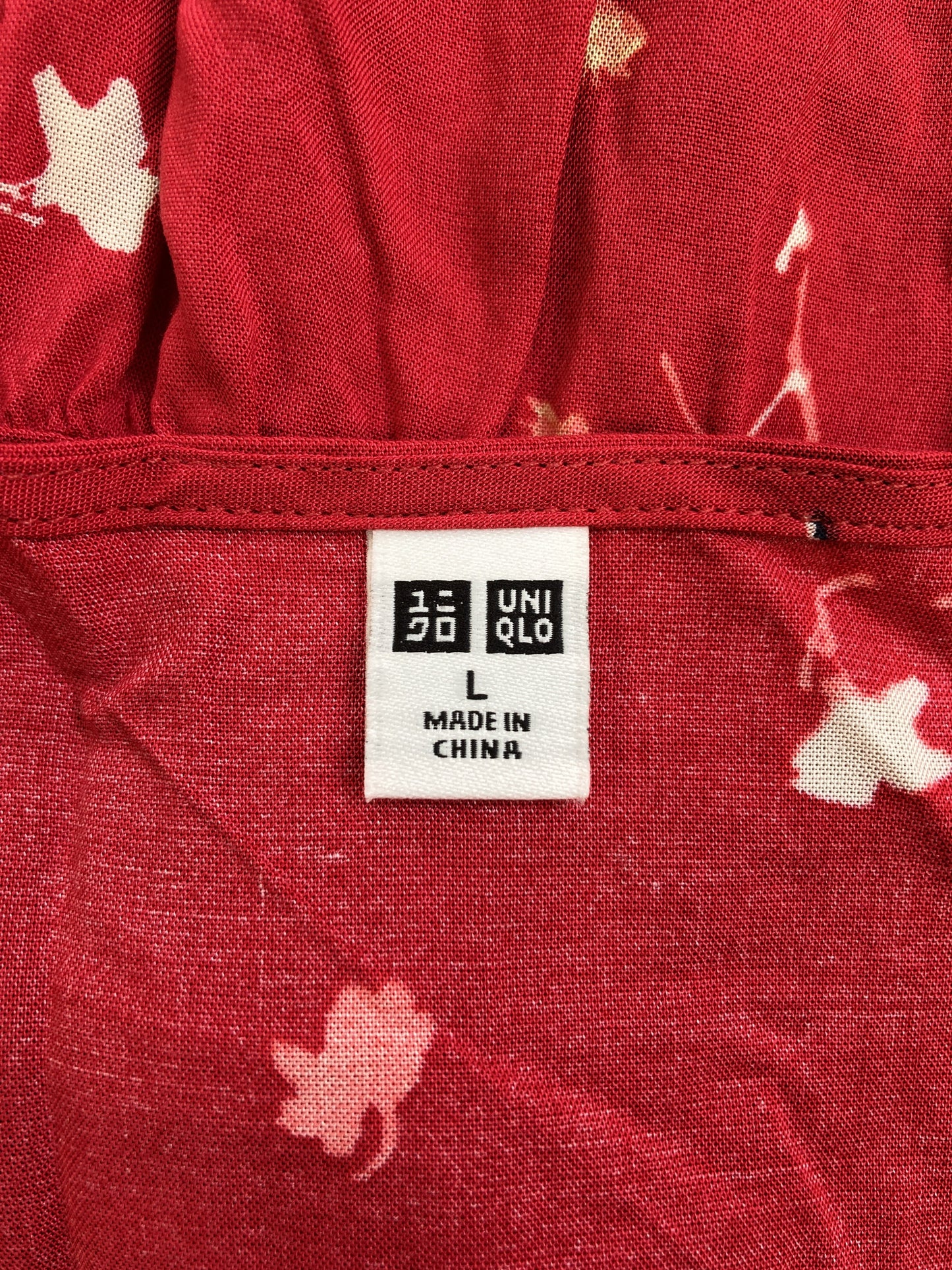 UNIQLO/ユニクロ/シャツ/ブラウス/トップス/レッド/L