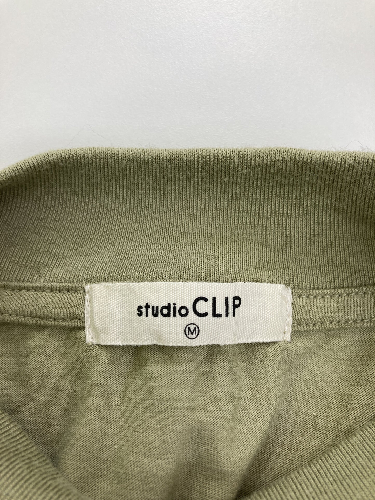 studio CLIP/スタディオクリップ/Tシャツ/カットソー/トップス/ライトグリーン/M