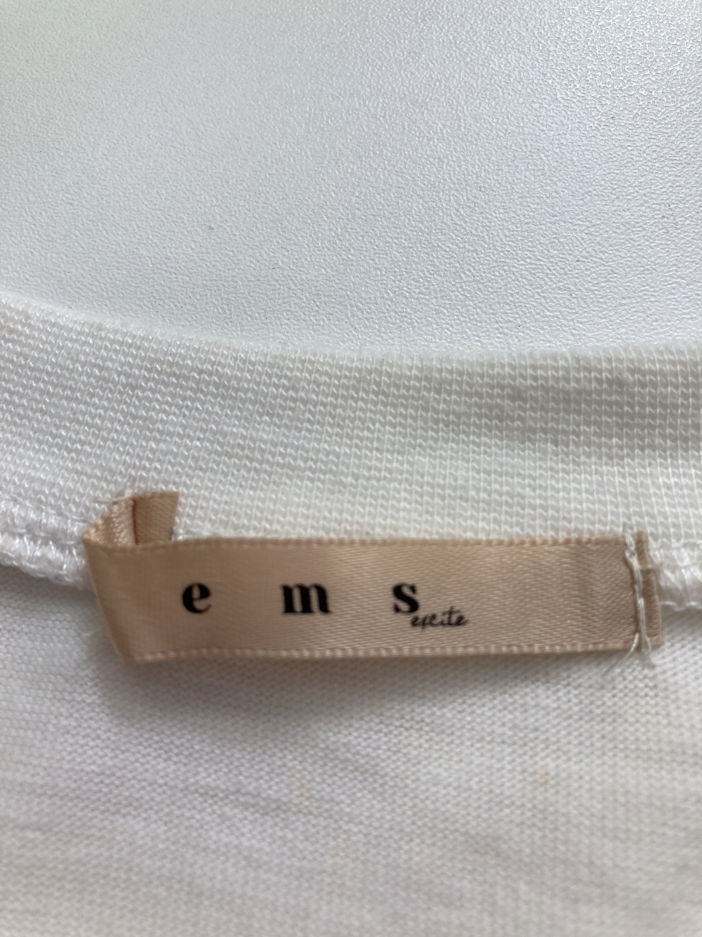 ems excite/エムズエキサイト/Tシャツ/カットソー/トップス/ホワイト/F