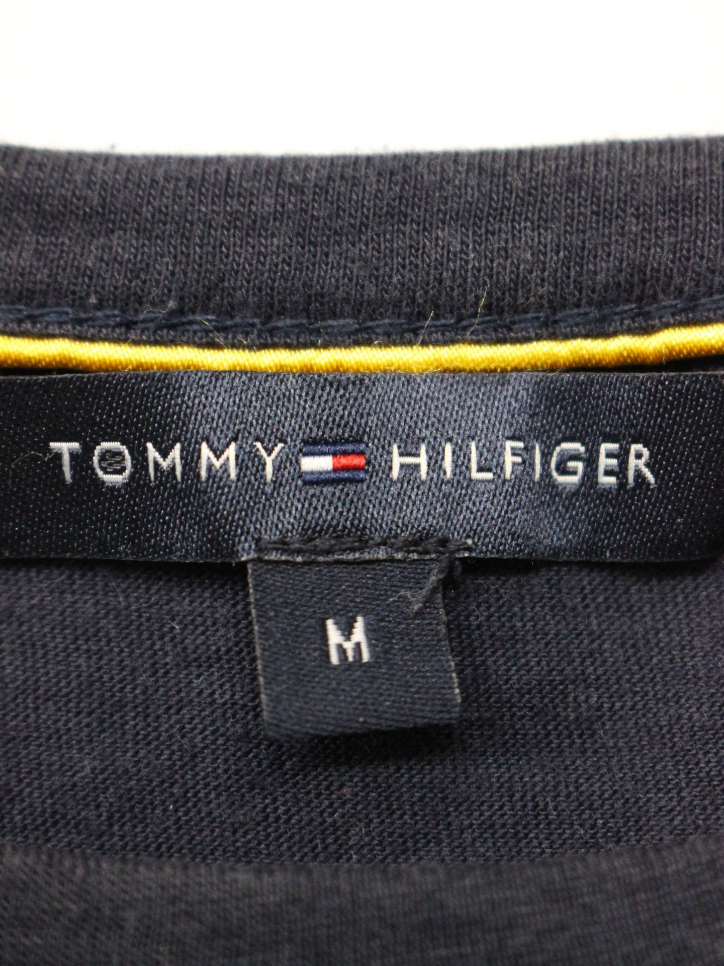 TOMMY HILFIGER/トミーヒルフィガー/Tシャツ/カットソー/トップス/ネイビー/M
