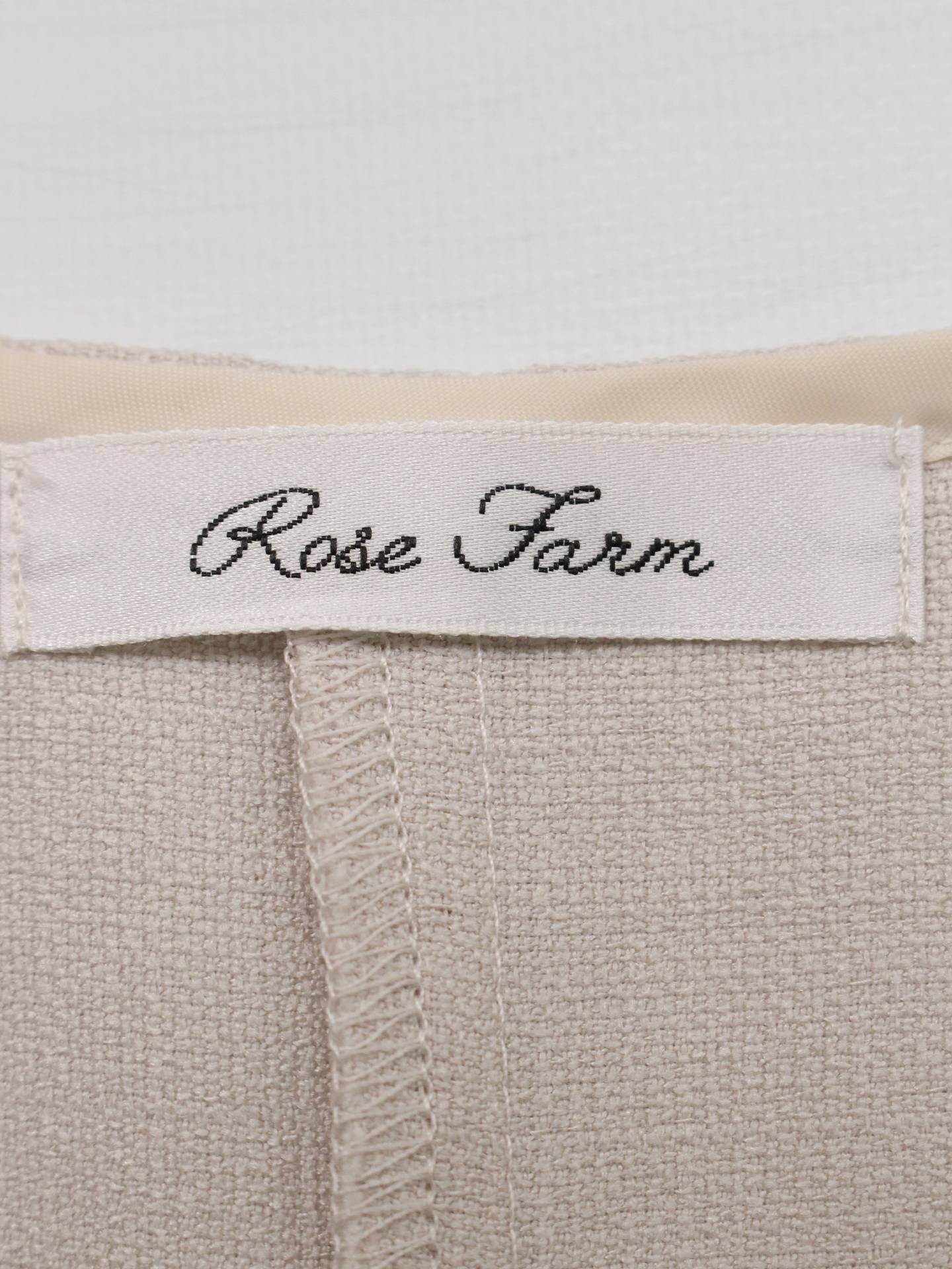 Rose Farm/ワンピース/ワンピース/ドレス/ベージュ/M