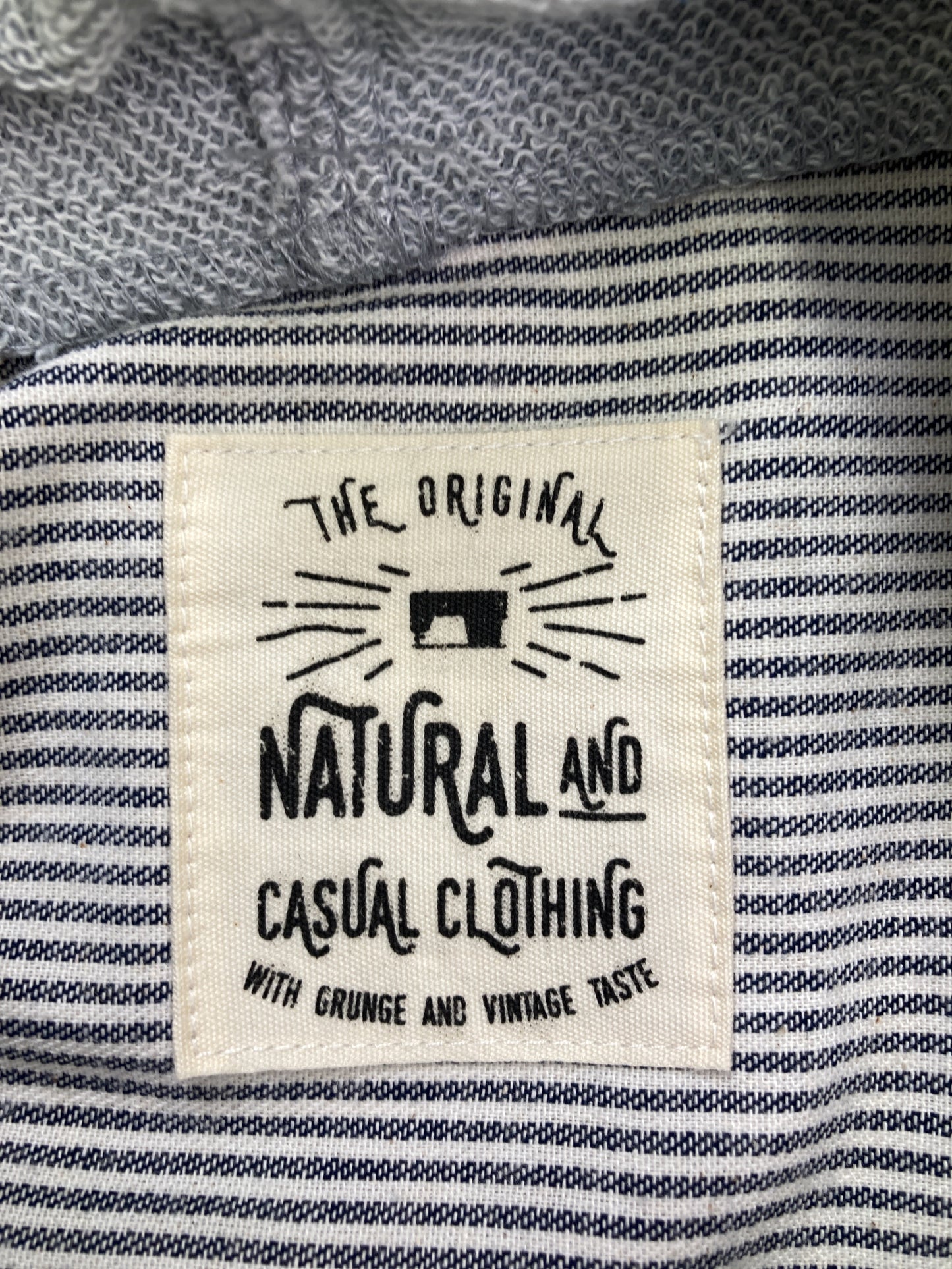 natural and casual clothing/シャツ/ブラウス/トップス/ブルー/3L