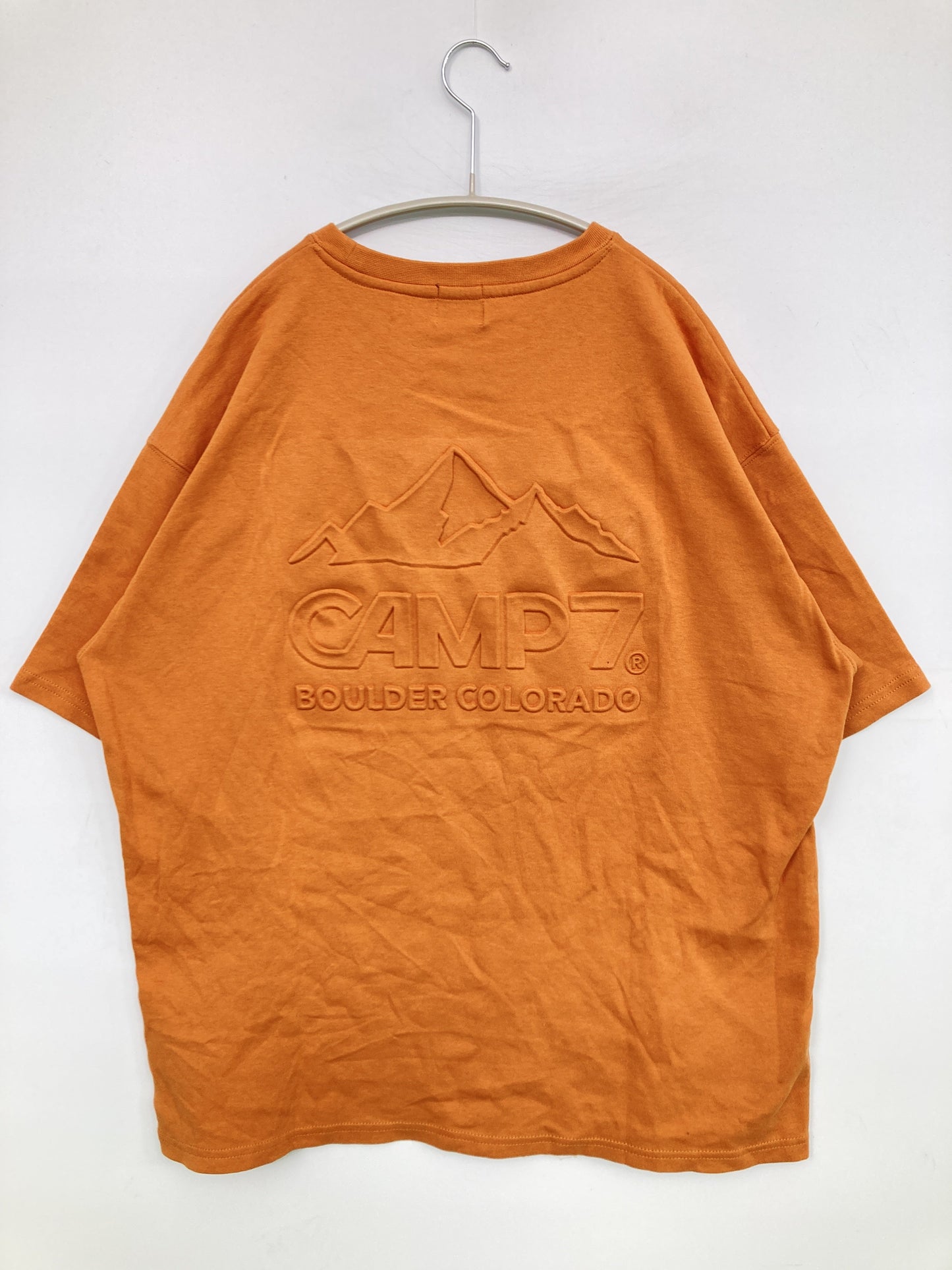 CAMP7/キャンプセブン/Tシャツ/カットソー/トップス/オレンジ/LARGE