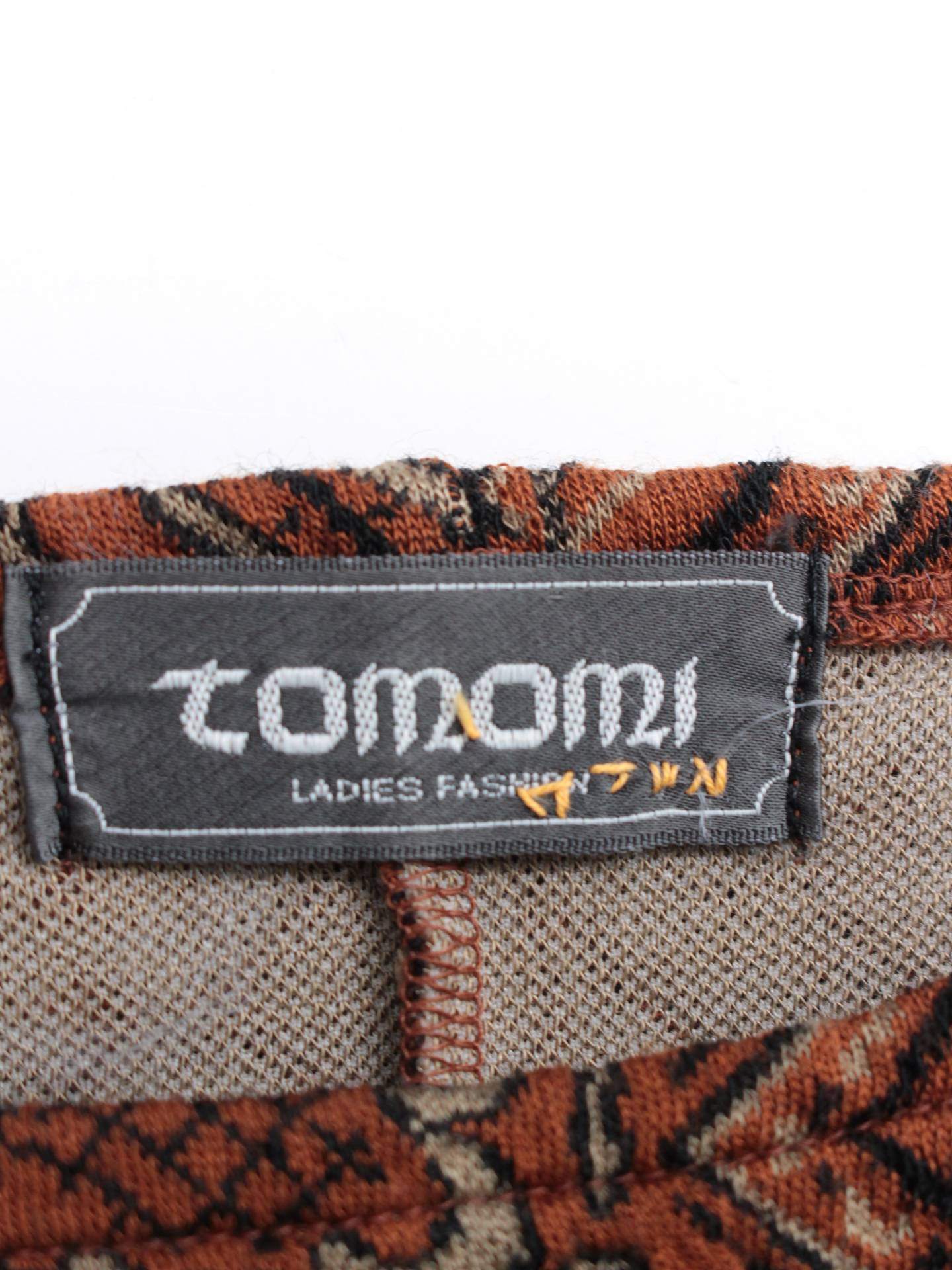 TOMOMI/Tシャツ/カットソー/トップス/ブラウン