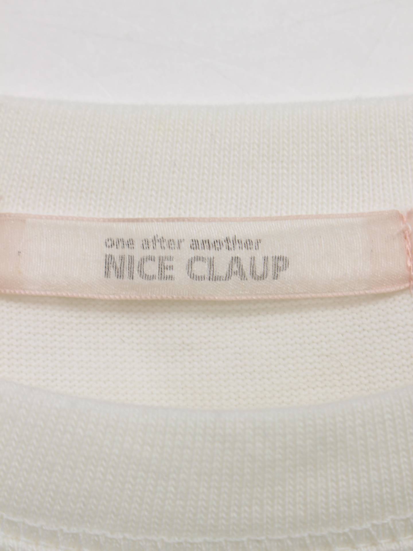 NICE CLAUP/ナイスクラップ/Tシャツ/カットソー/トップス/ホワイト