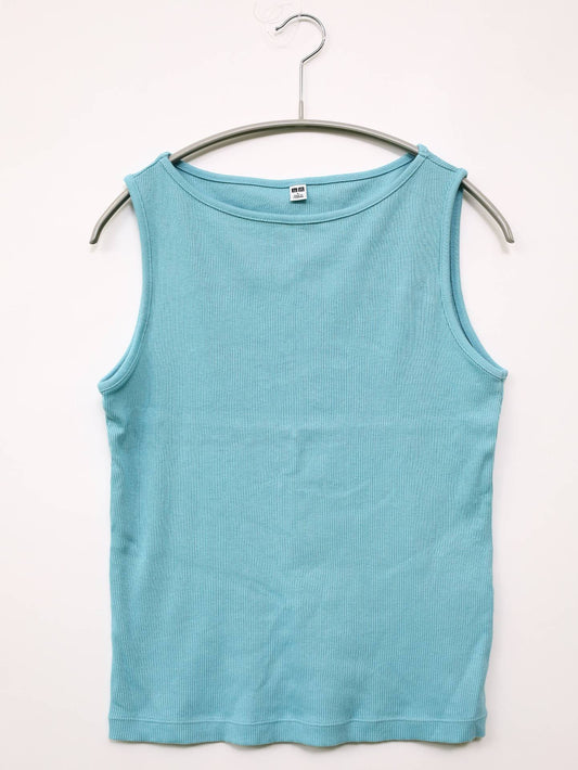 UNIQLO/ユニクロ/タンクトップ/トップス/スカイブルー/L