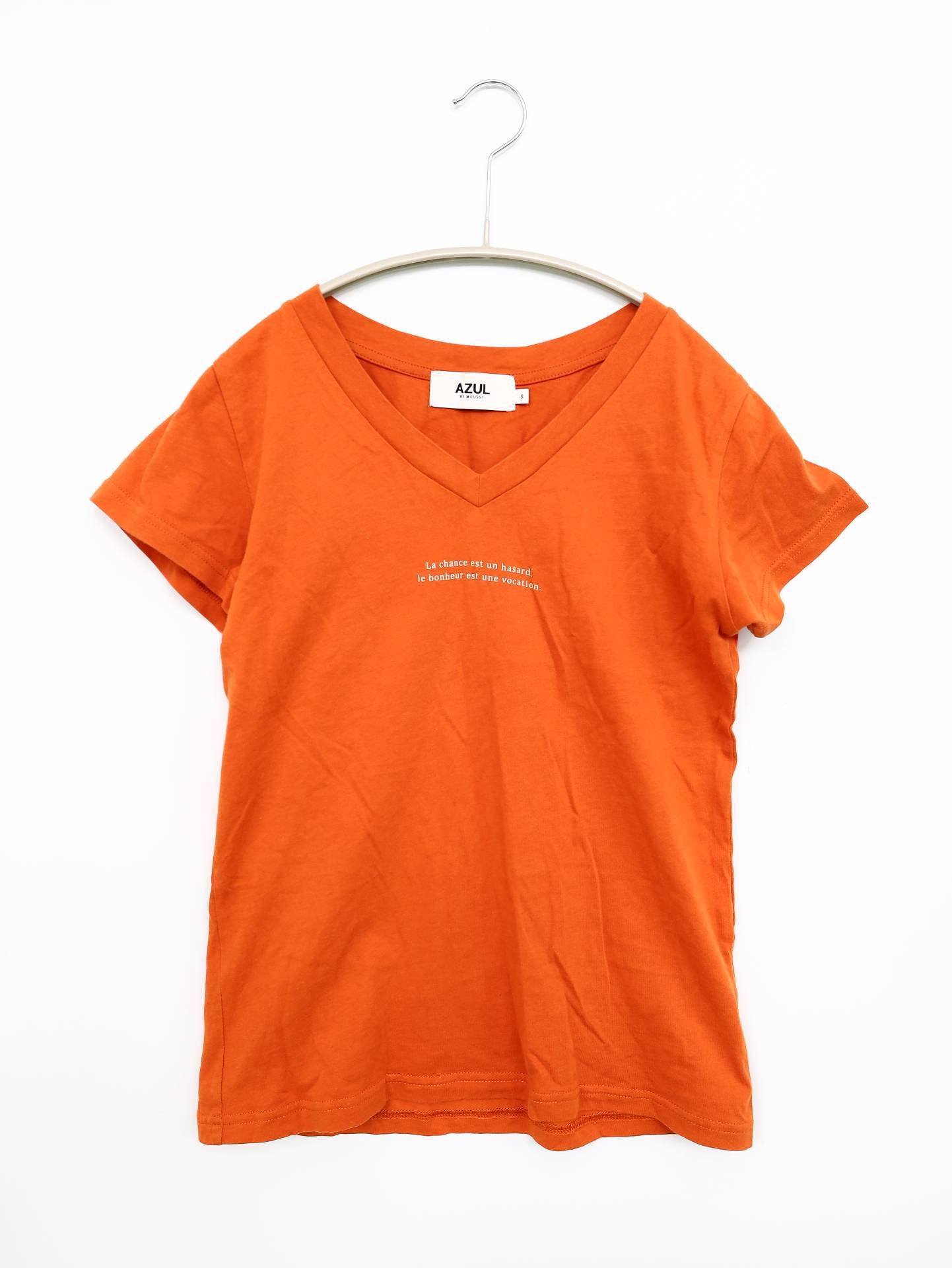 AZUL by MOUSSY/アズールバイマウジー/Tシャツ/カットソー/トップス/ブラウン/S