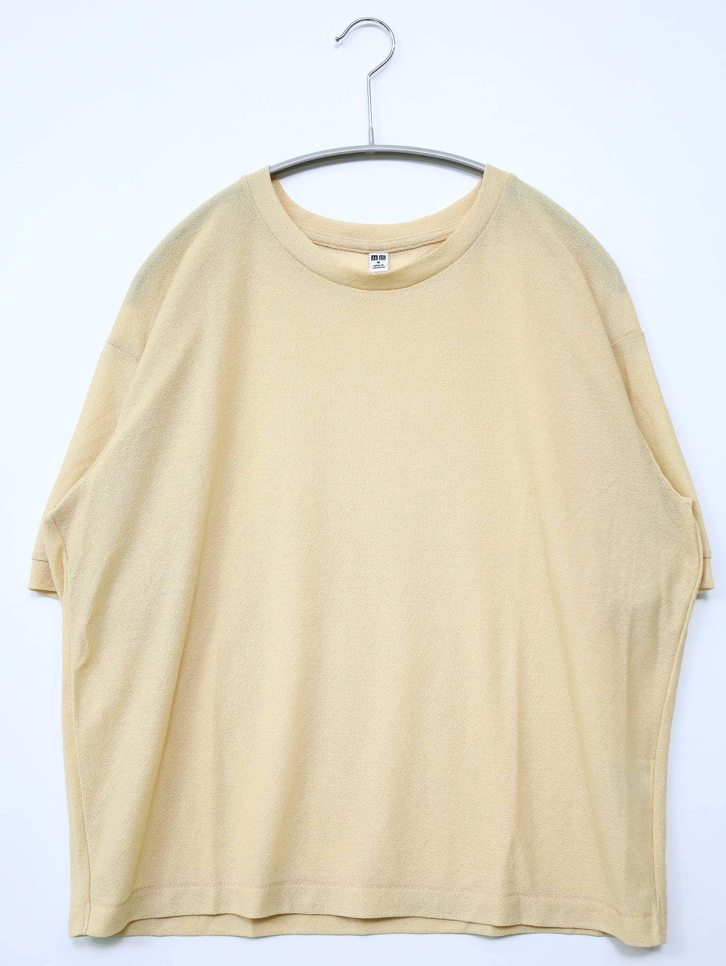 UNIQLO/ユニクロ/ニット/セーター/トップス/イエロー/M