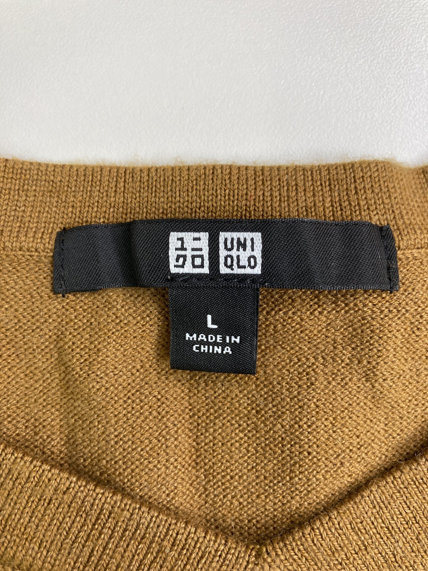 UNIQLO/ユニクロ/ワンピース/ワンピース/ドレス/ブラウン/L