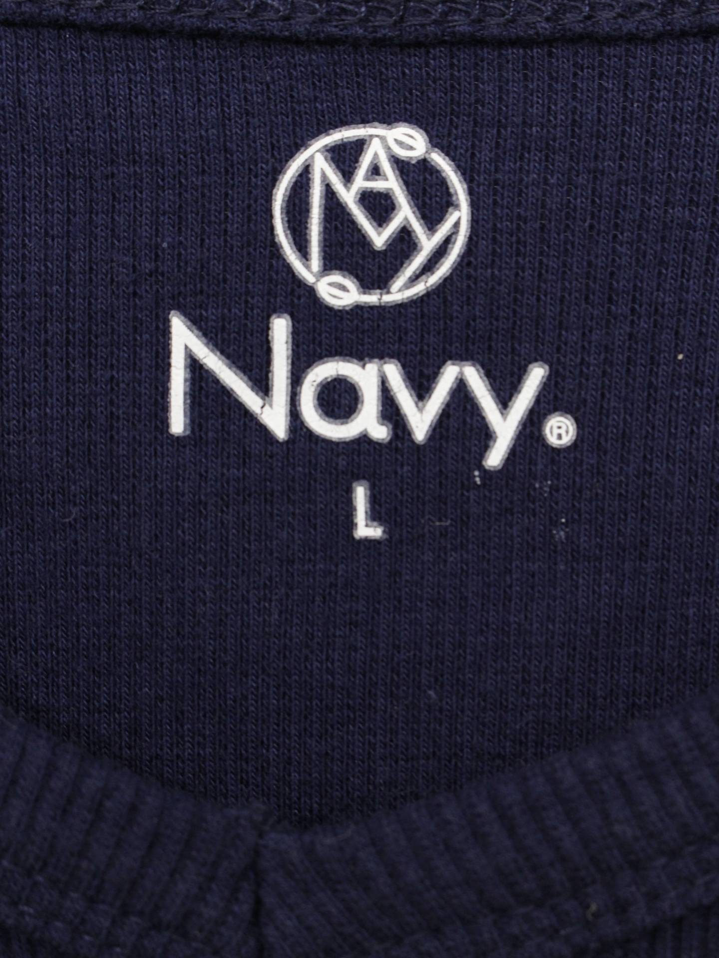 NAVY/Tシャツ/カットソー/トップス/ネイビー/L