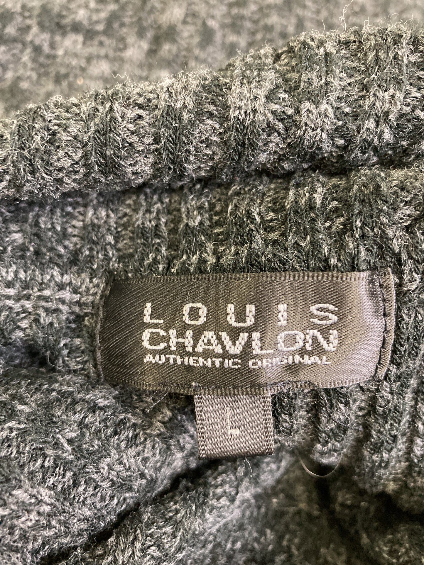 LOUIS CHAVLON/ニット/セーター/トップス/ブラック/L