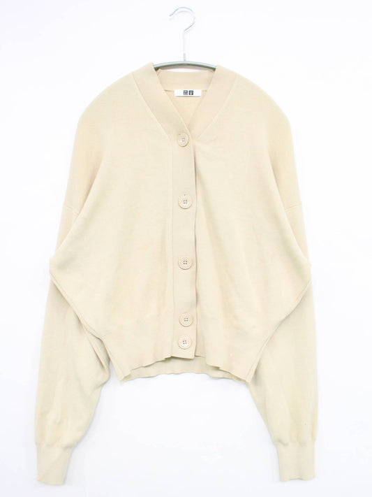 UNIQLO/ユニクロ/カーディガン/ボレロ/トップス/アイボリー/M