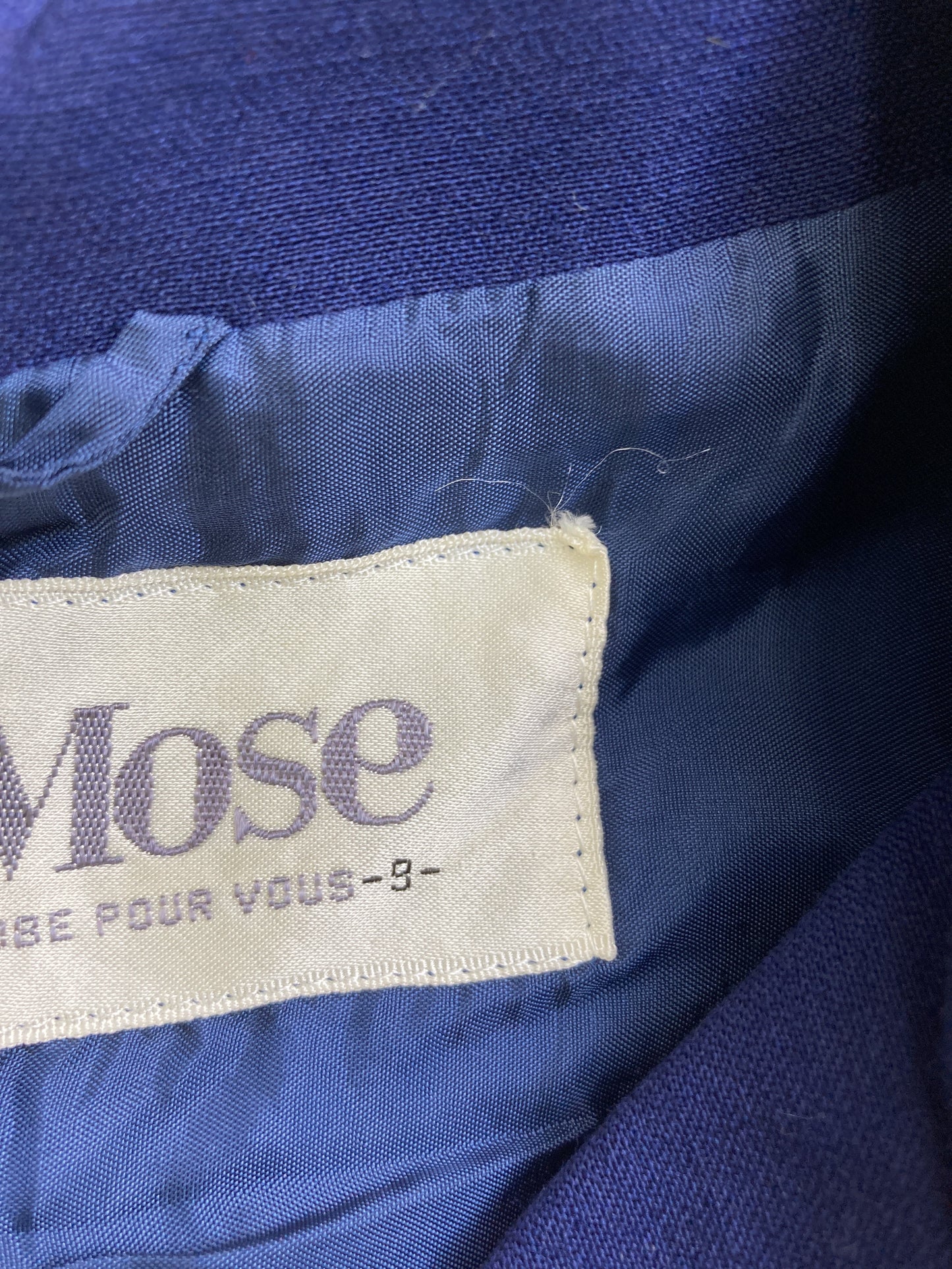 NonMose/シャツワンピース/ワンピース/ドレス/ブルー/S