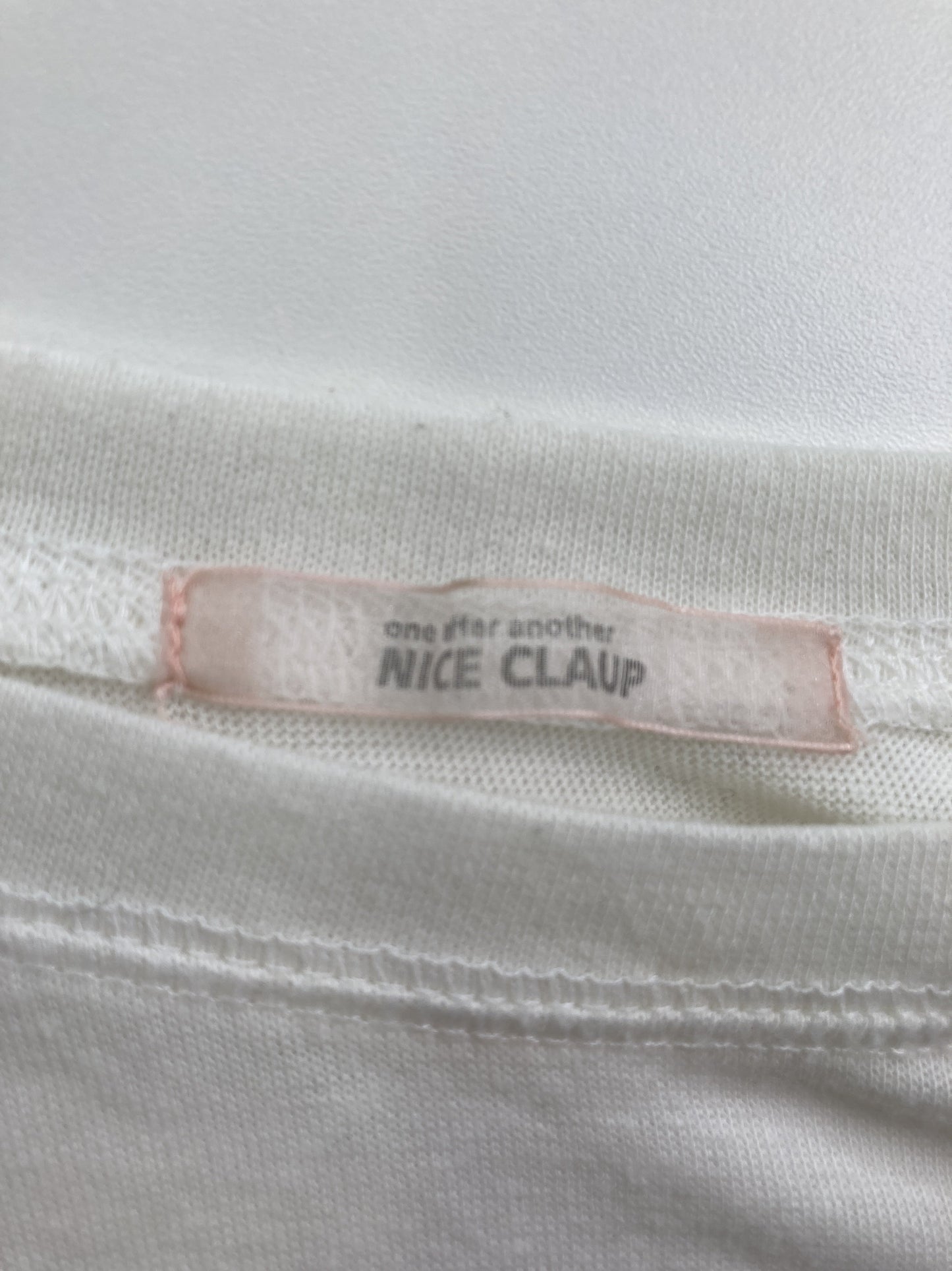 NICE CLAUP/ナイスクラップ/Tシャツ/カットソー/トップス/ホワイト