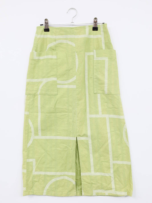 SLY/スライ/ミモレ/半端丈スカート/スカート/ライトグリーン/1