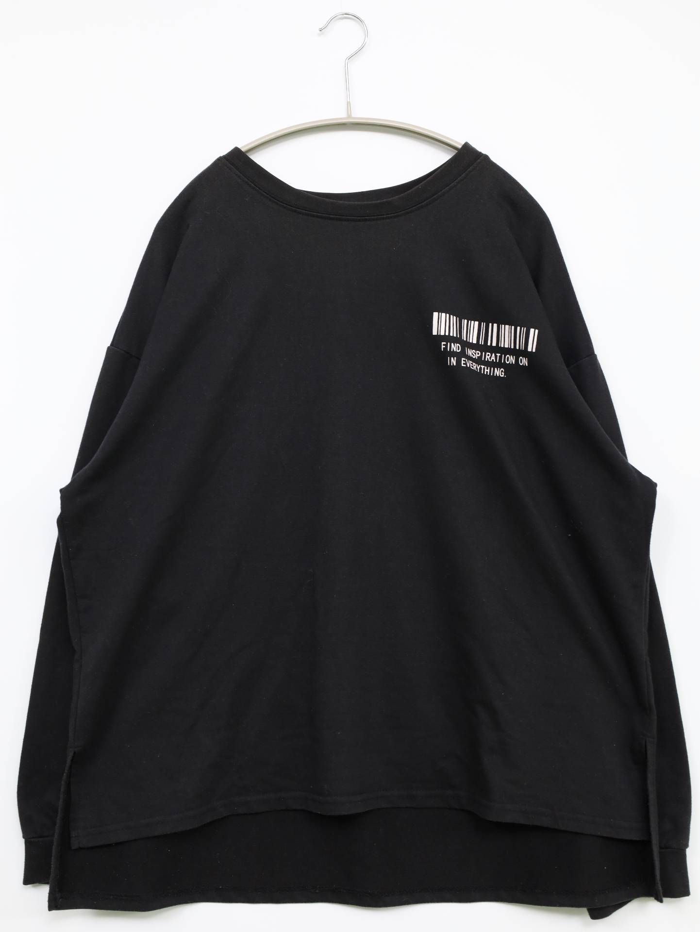 Tシャツ/カットソー/トップス/ブラック