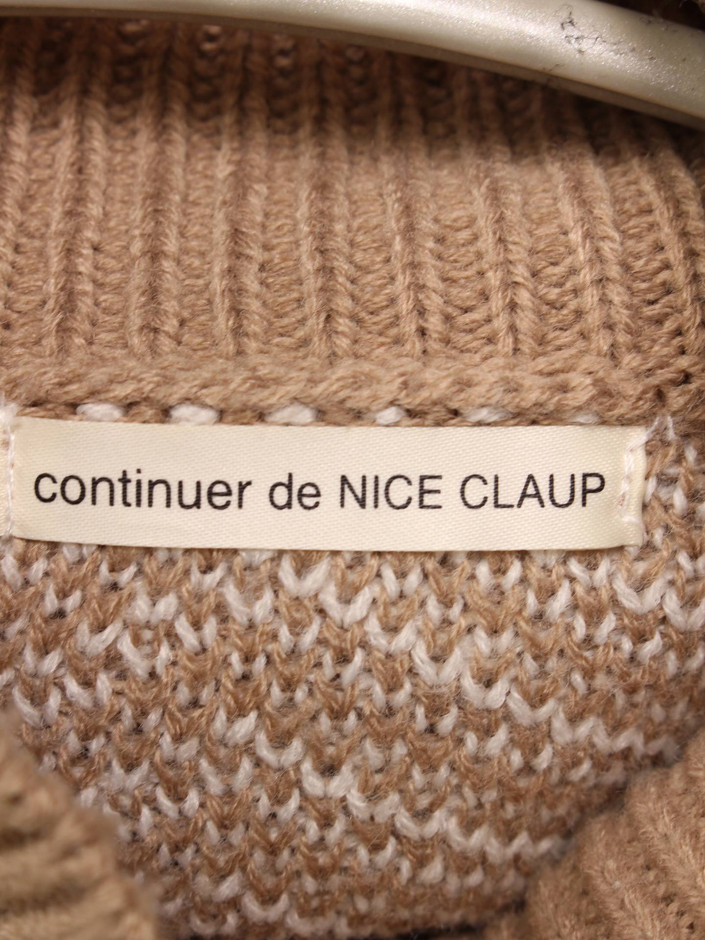 continuer de NICE CLAUP/コンティニューデナイスクラップ/ニット/セーター/トップス/ブラウン/F