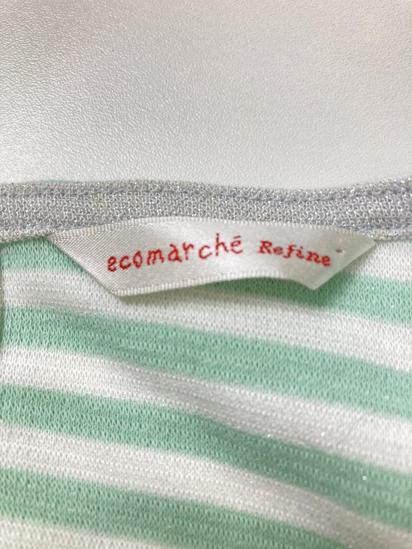 ecomarche/Tシャツ/カットソー/トップス/ライトグリーン/L