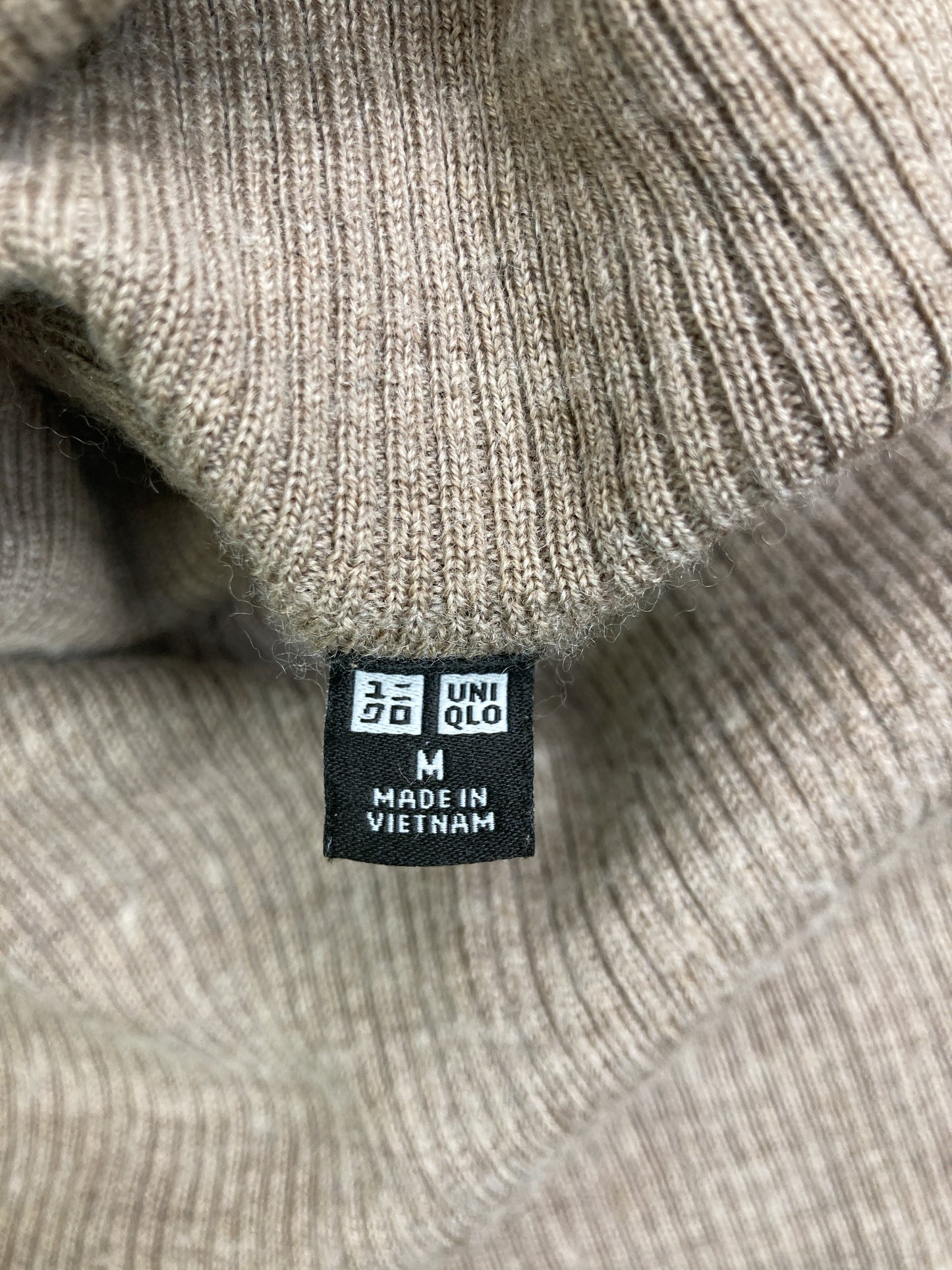 UNIQLO/ユニクロ/ニット/セーター/トップス/ベージュ/M
