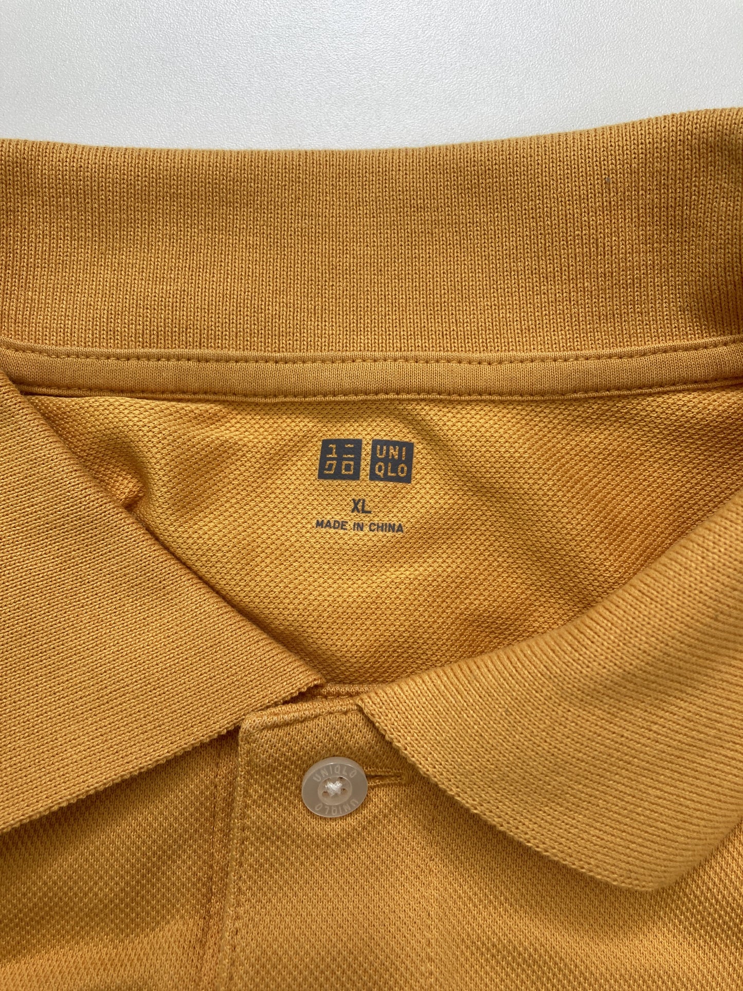 UNIQLO/ユニクロ/ポロシャツ/トップス/イエロー/XL