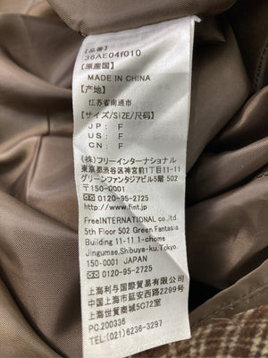 Fint/フィント/ジャンパースカート/ワンピース/ドレス/ブラウン/F