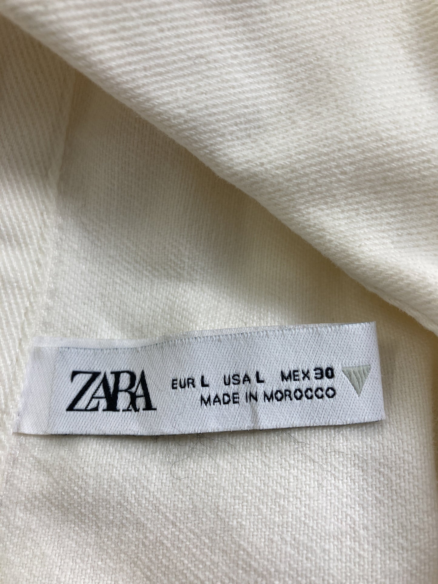 ZARA/ザラ/シャツ/ブラウス/トップス/ホワイト/L
