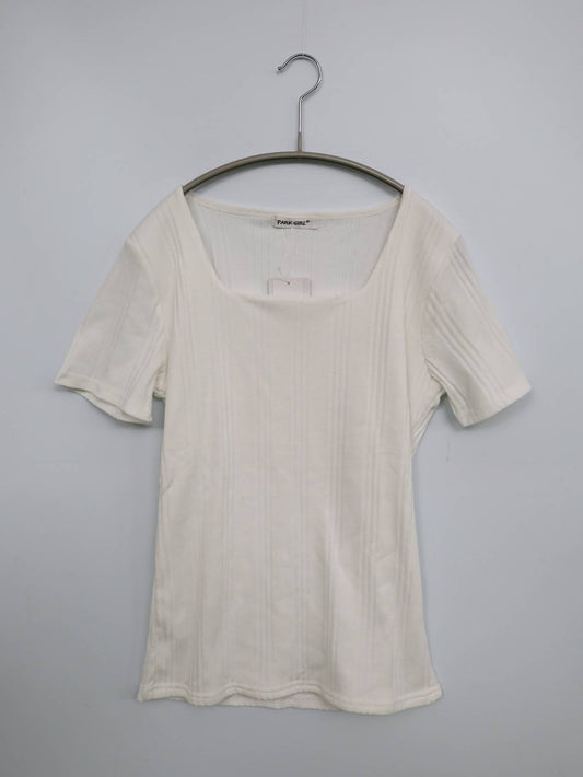 PARK GIRL/Tシャツ/カットソー/トップス/ホワイト/L