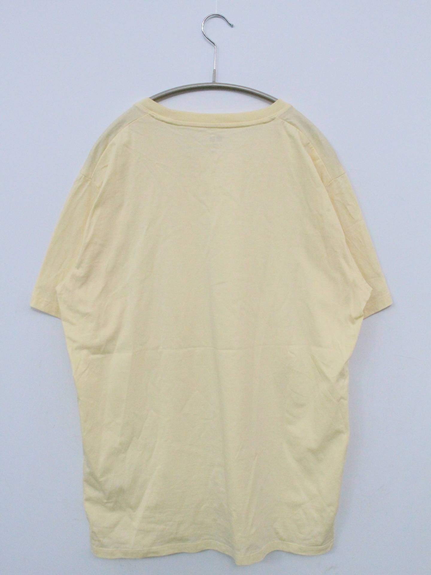 UNIQLO/ユニクロ/Tシャツ/カットソー/トップス/イエロー/L