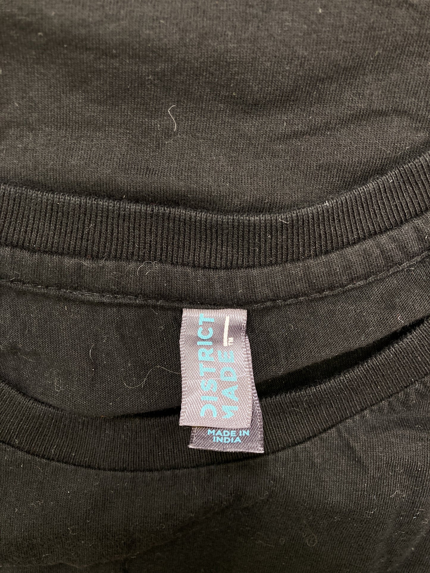DISTRICT MADE/Tシャツ/カットソー/トップス/ブラック/2XL