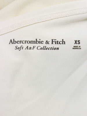 Abercrombie & Fitch/アバクロンビーアンドフィッチ/Tシャツ/カットソー/トップス/アイボリー/XS