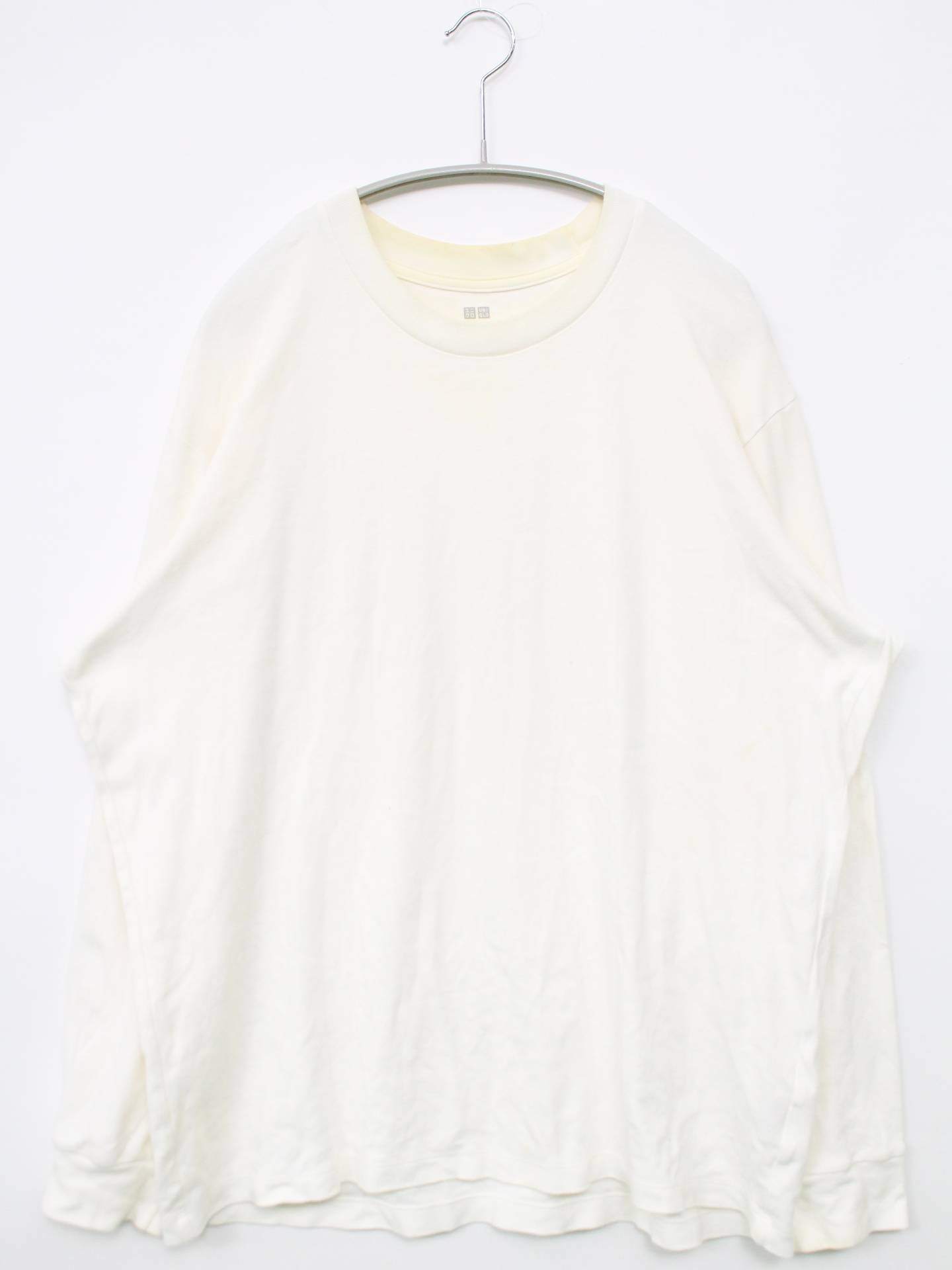 UNIQLO/ユニクロ/Tシャツ/カットソー/トップス/ホワイト/XL