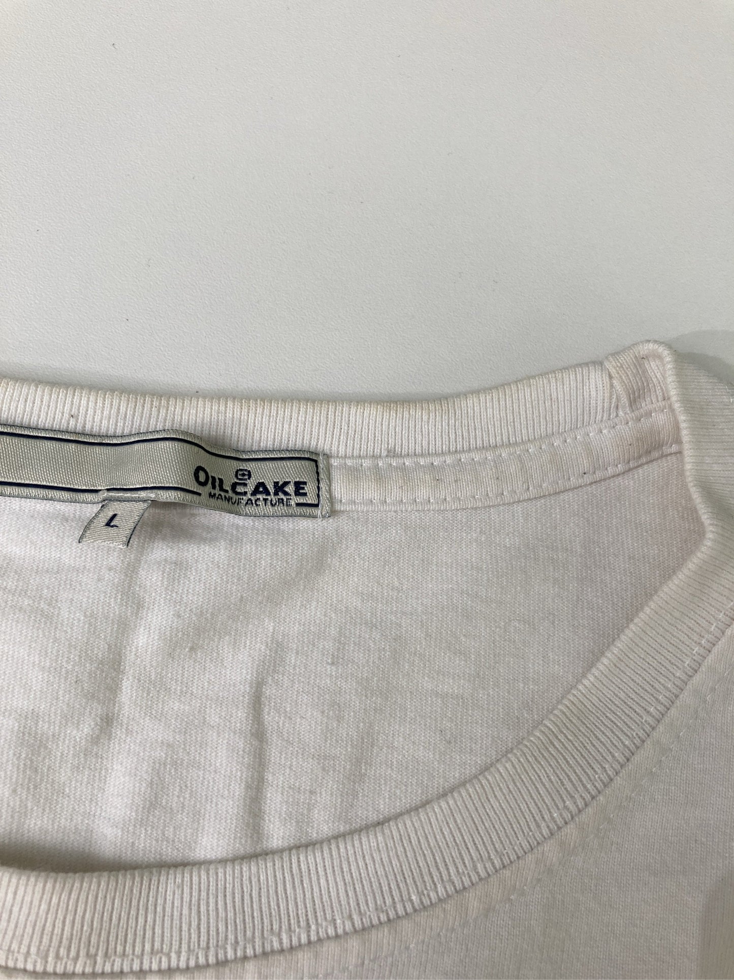 OILCAKE/Tシャツ/カットソー/トップス/ホワイト/L