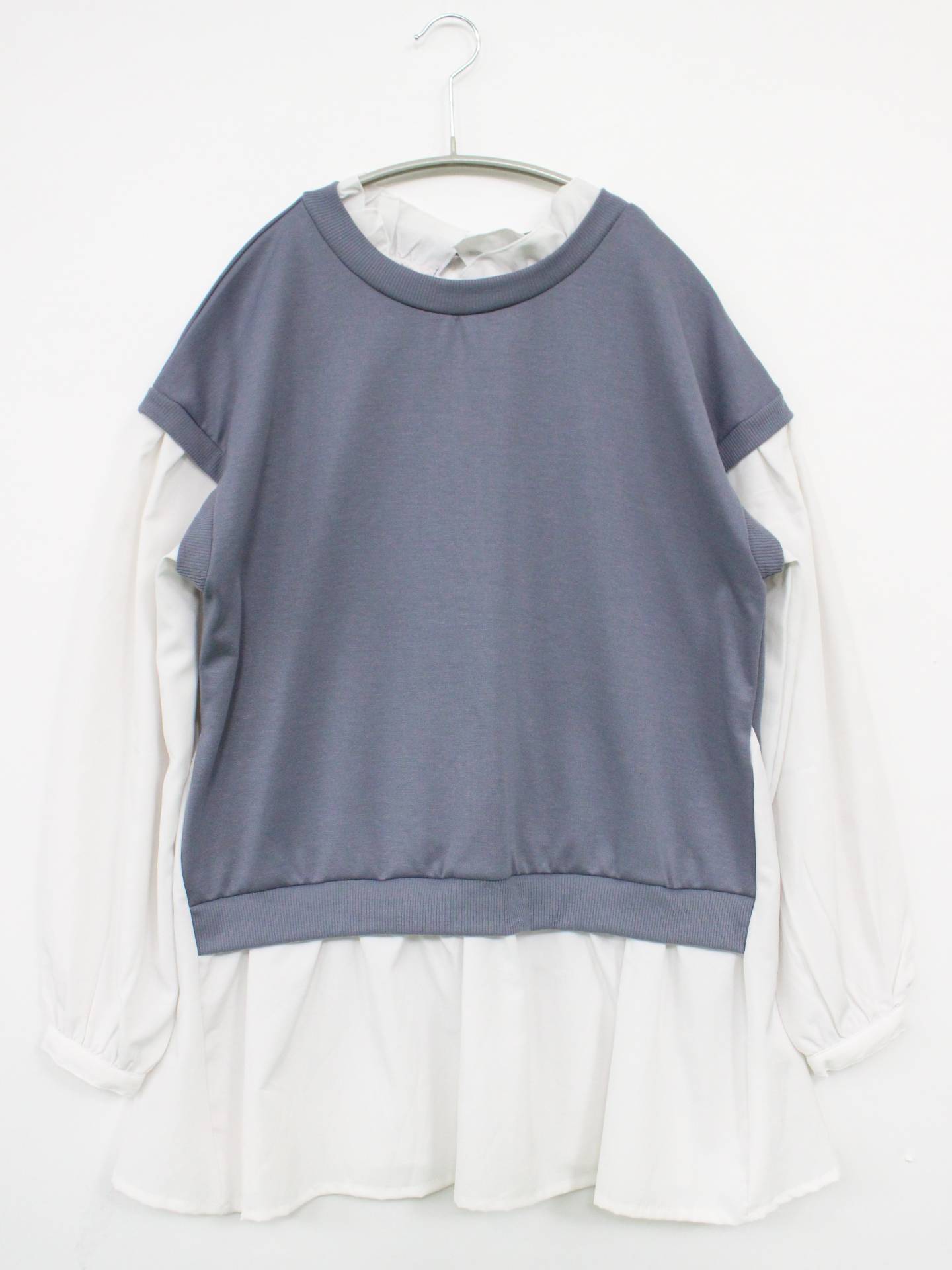 moco ecru/シャツ/ブラウス/トップス/グレー/M