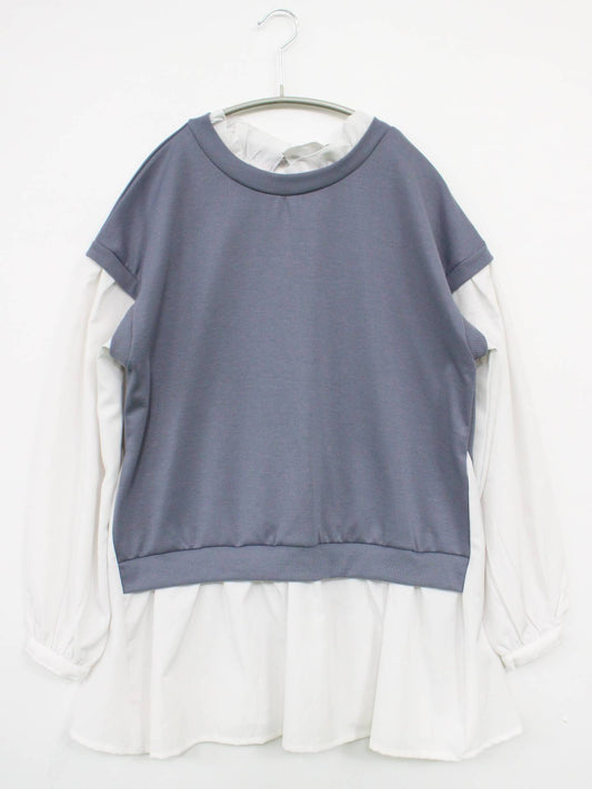 moco ecru/シャツ/ブラウス/トップス/グレー/M