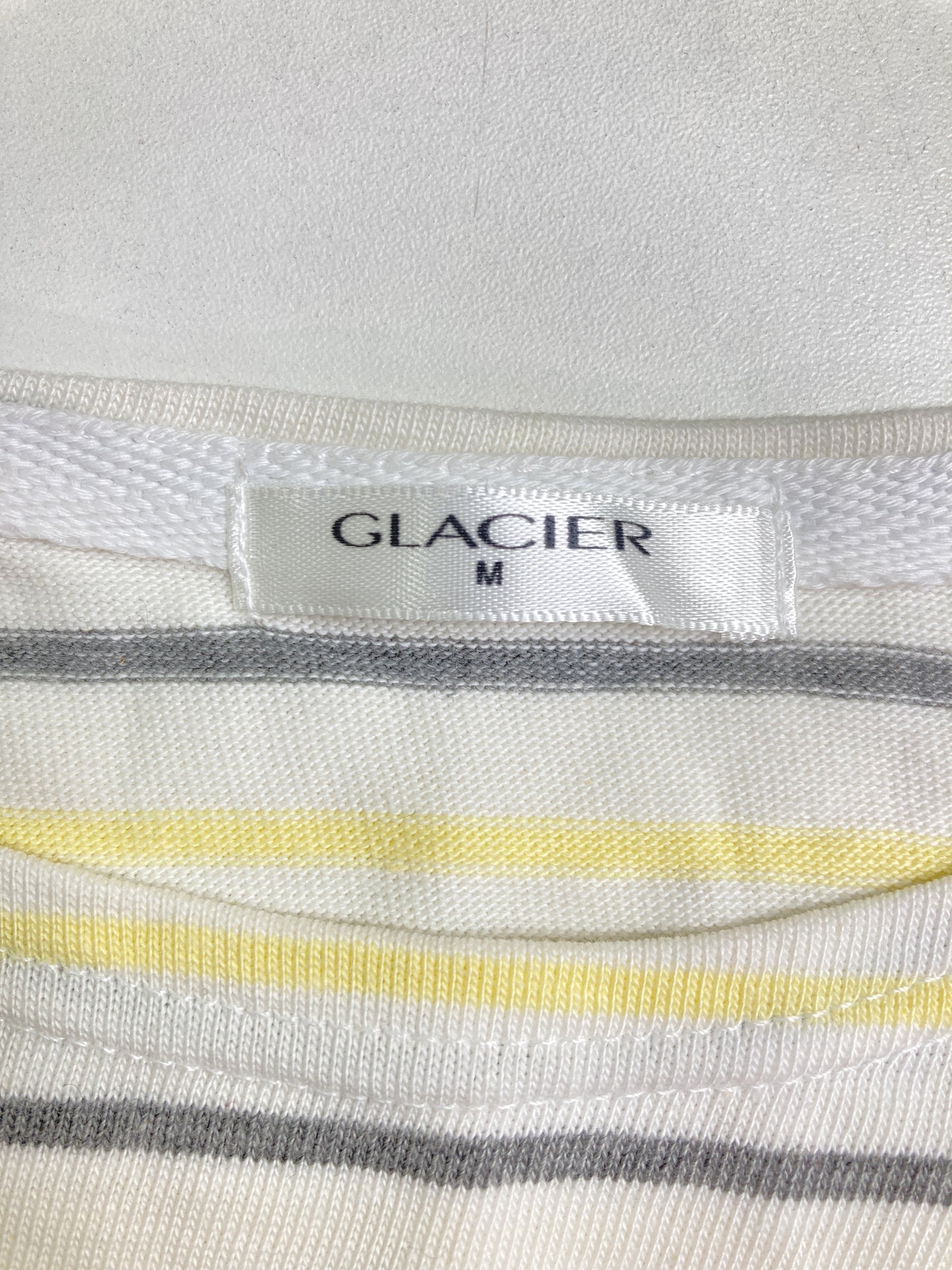 GLACIER/グラシア/Tシャツ/カットソー/トップス/イエロー/M