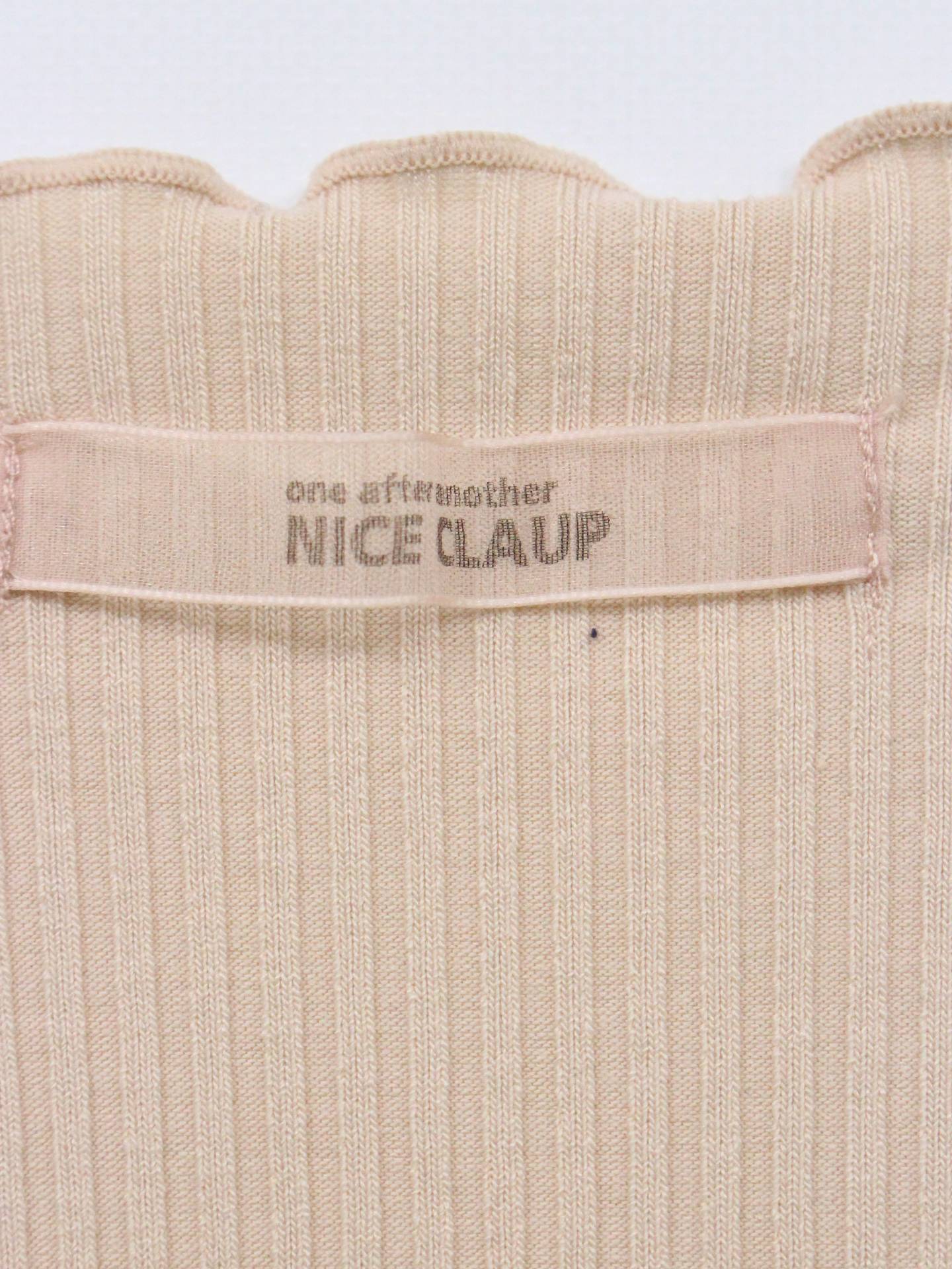 NICE CLAUP/ナイスクラップ/カーディガン/ボレロ/トップス/ベージュ/F