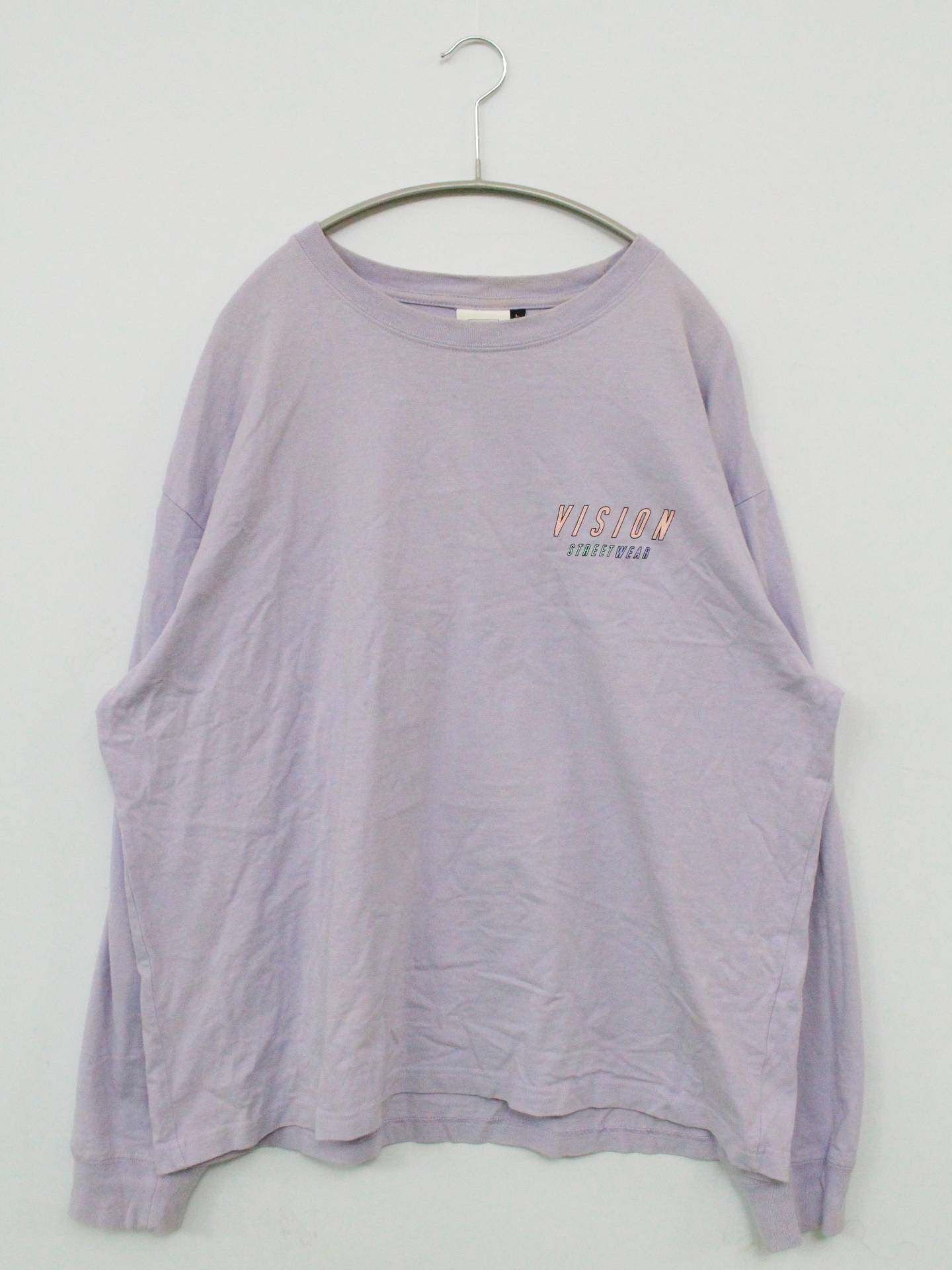VISION STRRET WEAR/Tシャツ/カットソー/トップス/パープル/L