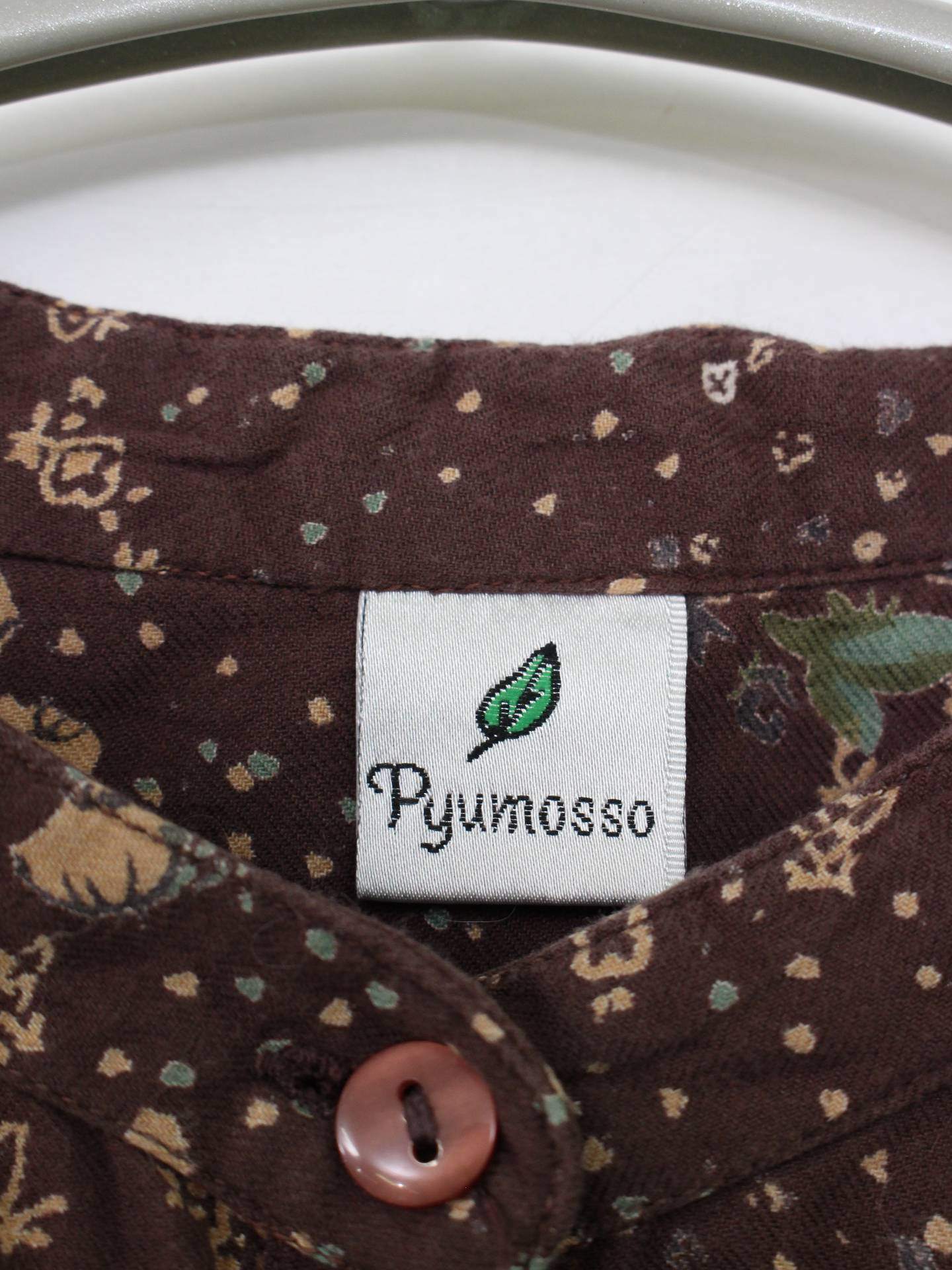 Pyumosso/カーディガン/ボレロ/トップス/ブラウン/LL