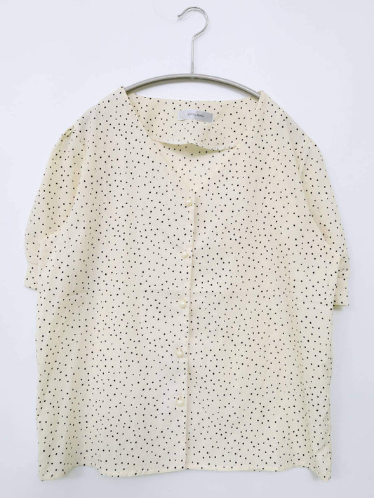 girly doll/シャツ/ブラウス/トップス/アイボリー