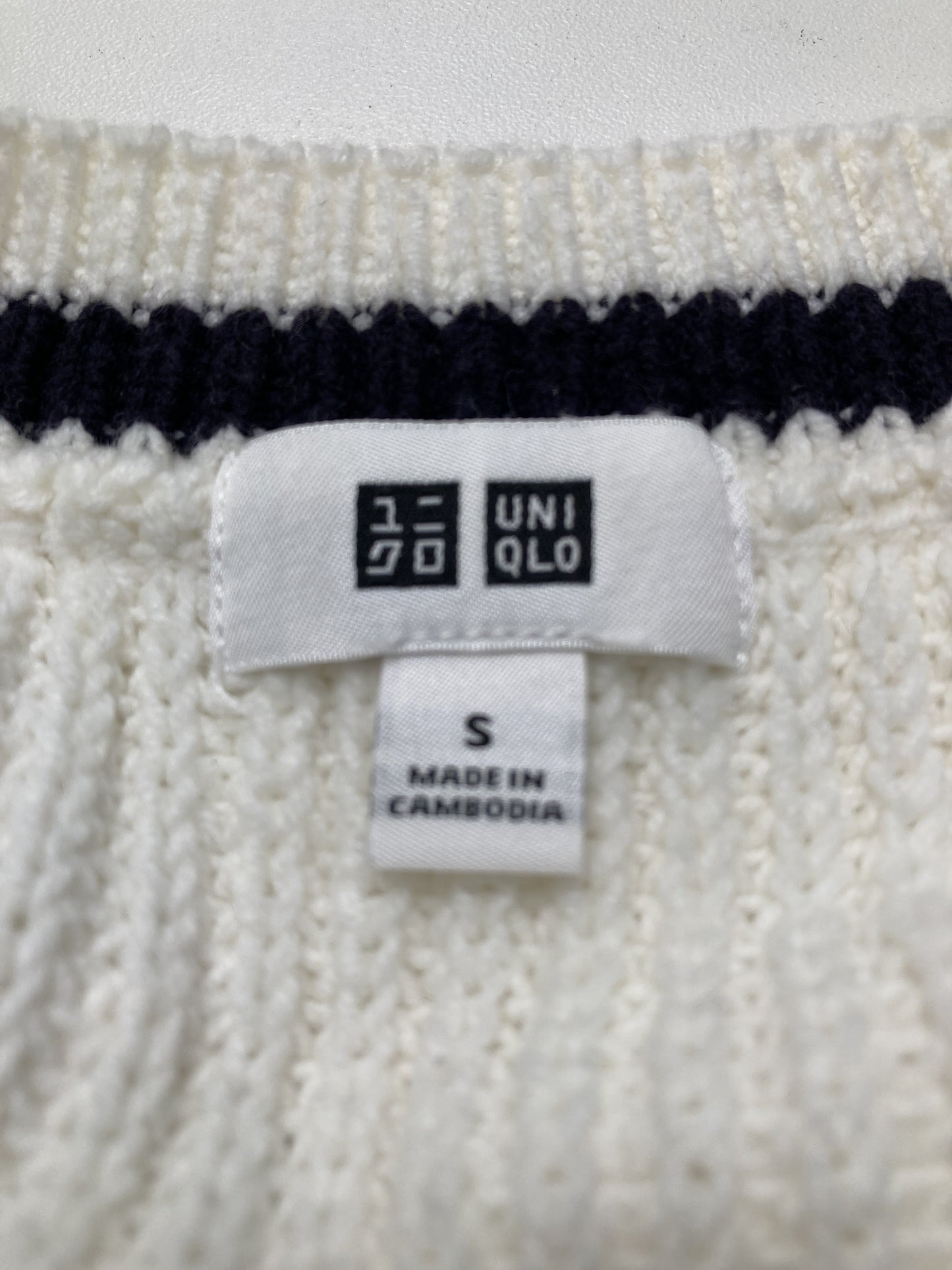 UNIQLO/ユニクロ/ベスト/トップス/ホワイト/S