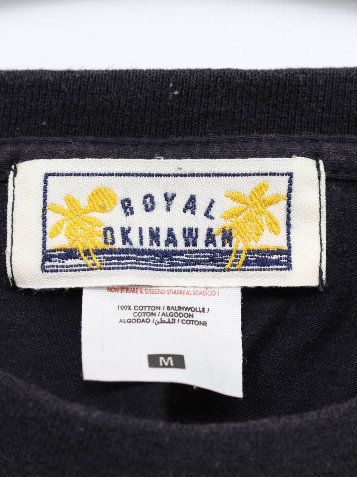 ROYAL OKINAWA/Tシャツ/カットソー/トップス/ブラック/M