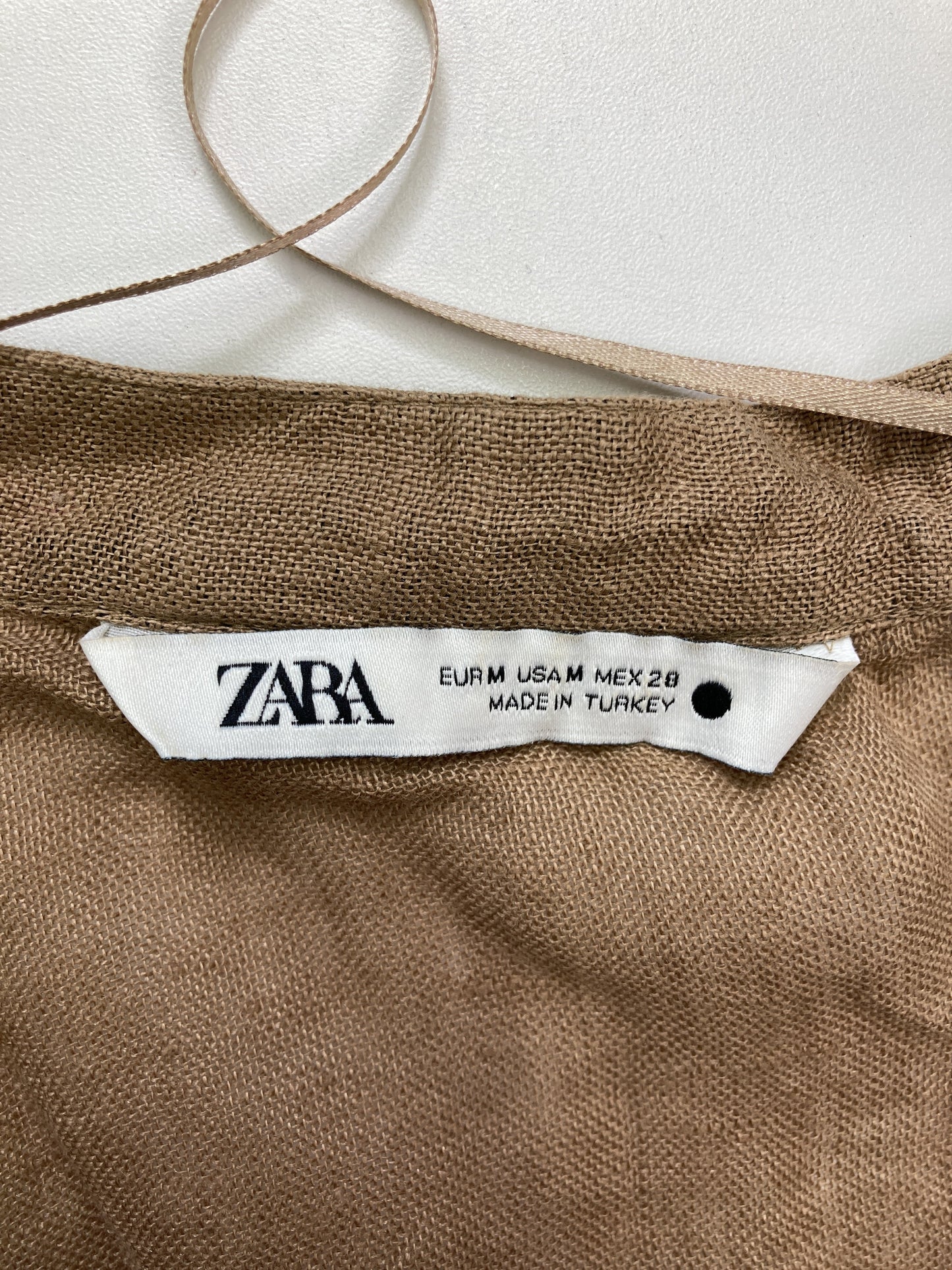 ZARA/ザラ/ワンピース/ワンピース/ドレス/ベージュ/M