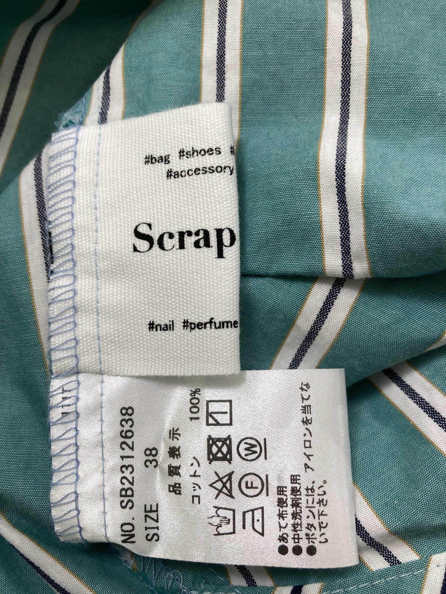 Scrap Book/シャツ/ブラウス/トップス/グリーン/38