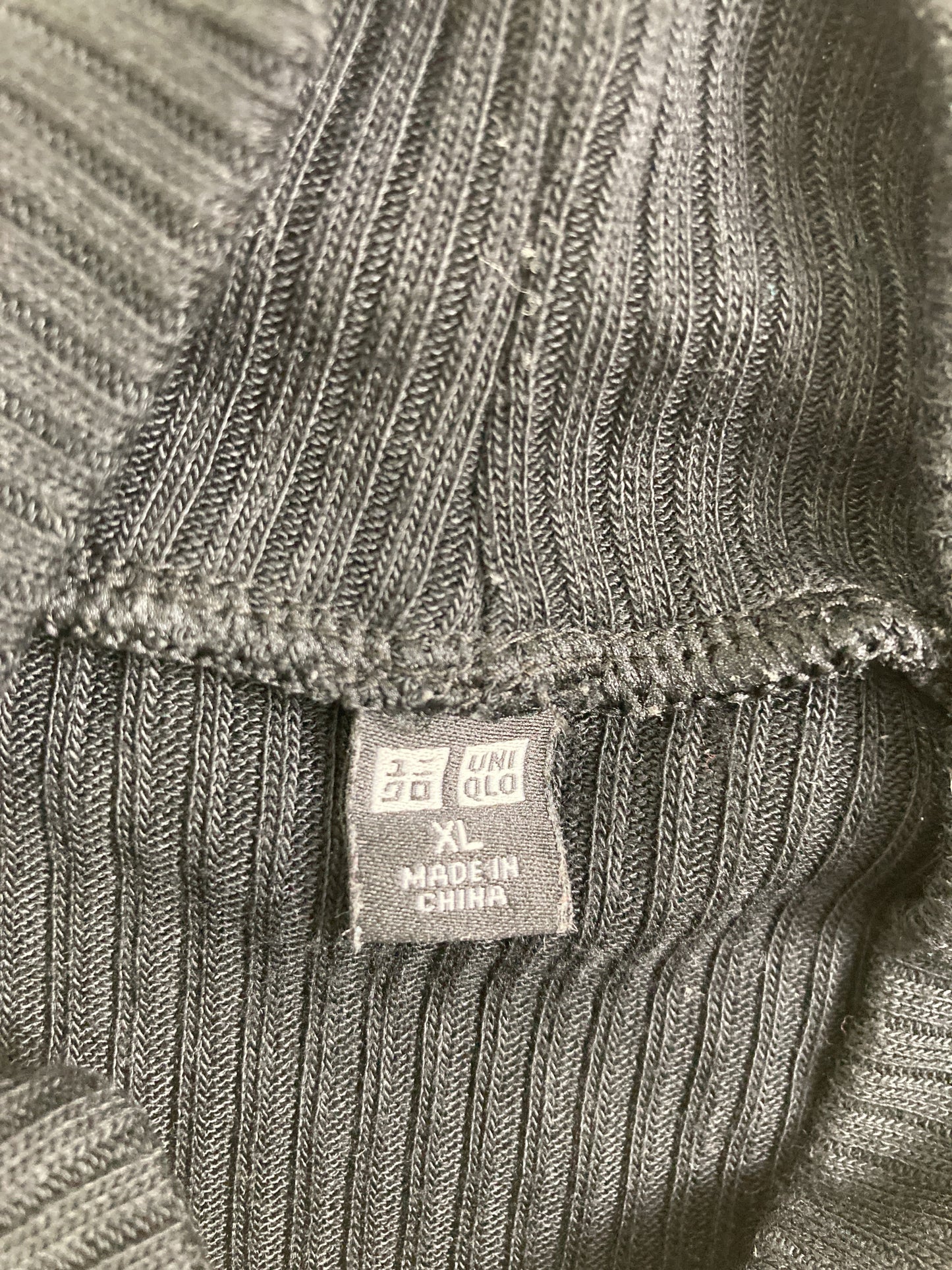 UNIQLO/ユニクロ/ニット/セーター/トップス/ブラック/XL