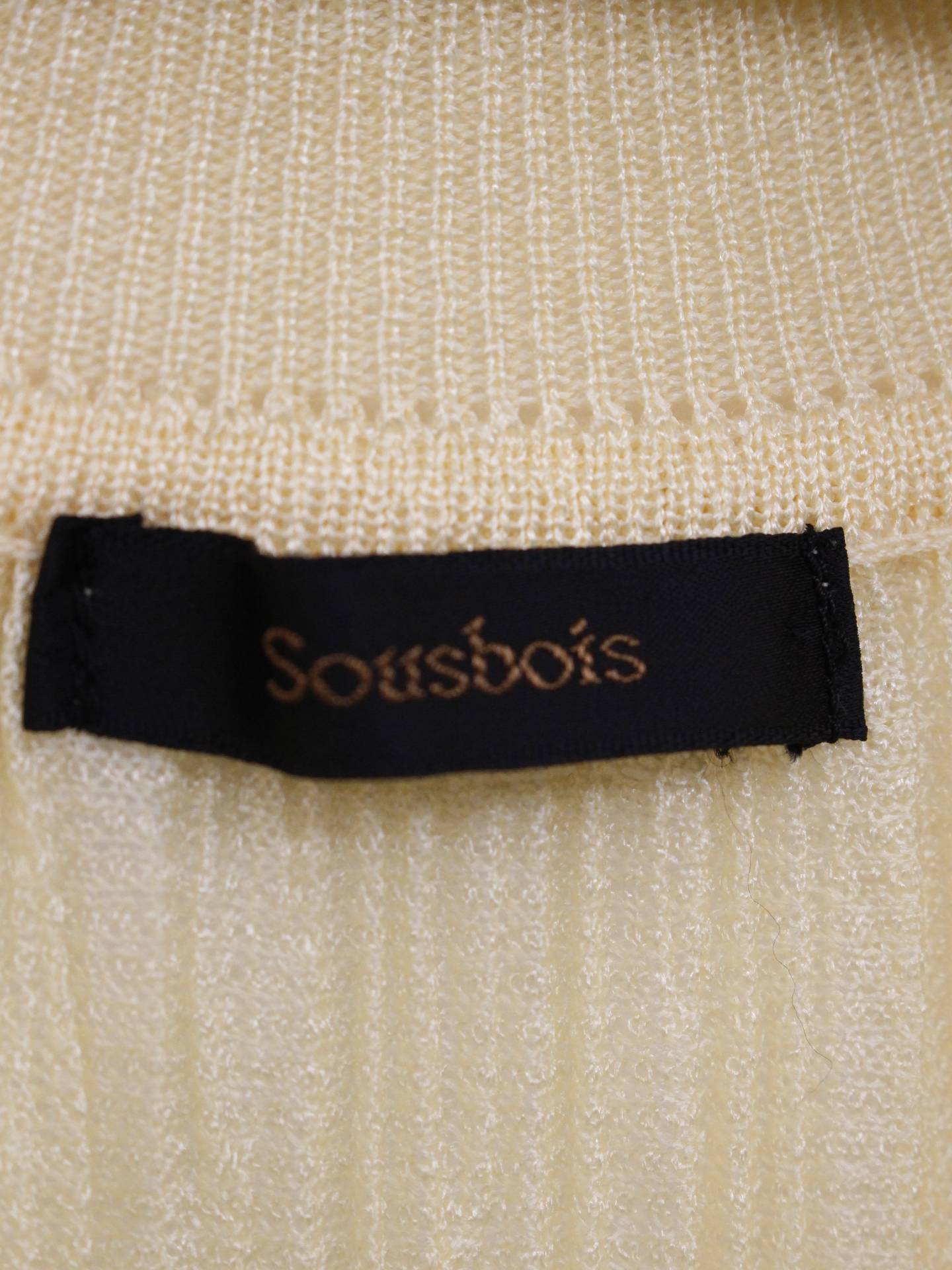 Sousbois/カーディガン/ボレロ/トップス/イエロー/L