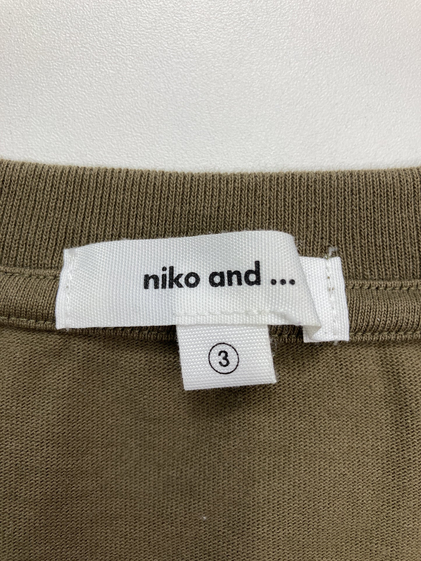niko and .../ニコアンド/Tシャツ/カットソー/トップス/ブラウン/3