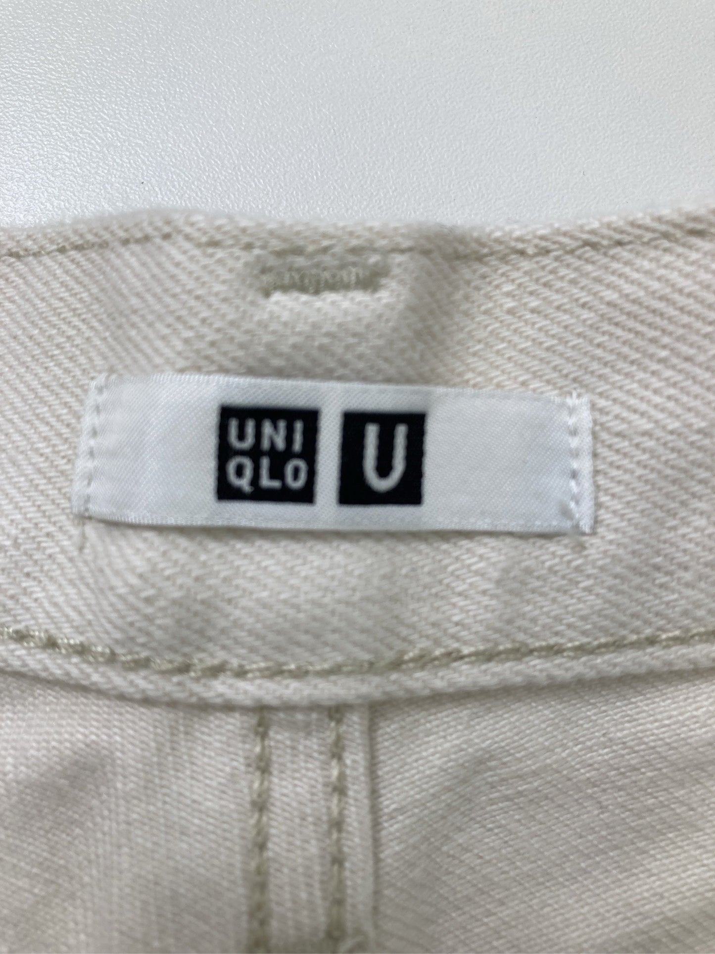 UNIQLO/ユニクロ/その他パンツ/パンツ/アイボリー/24(61cm)