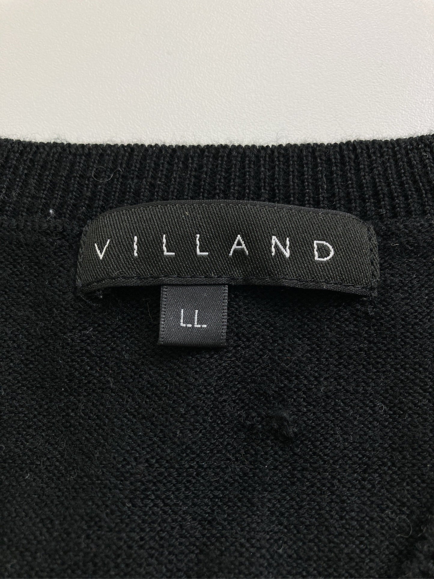 VILLAND/ヴィランド/ベスト/トップス/ブラック/LL