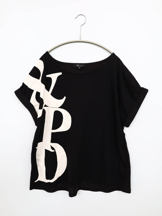 &byP&D/Tシャツ/カットソー/トップス/ブラック/38