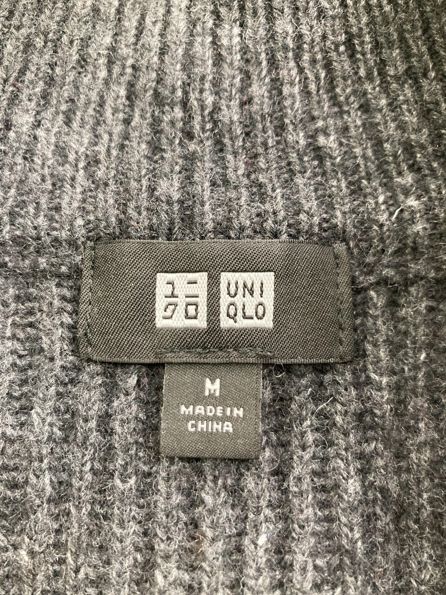 UNIQLO/ユニクロ/ニット/セーター/トップス/グレー/M